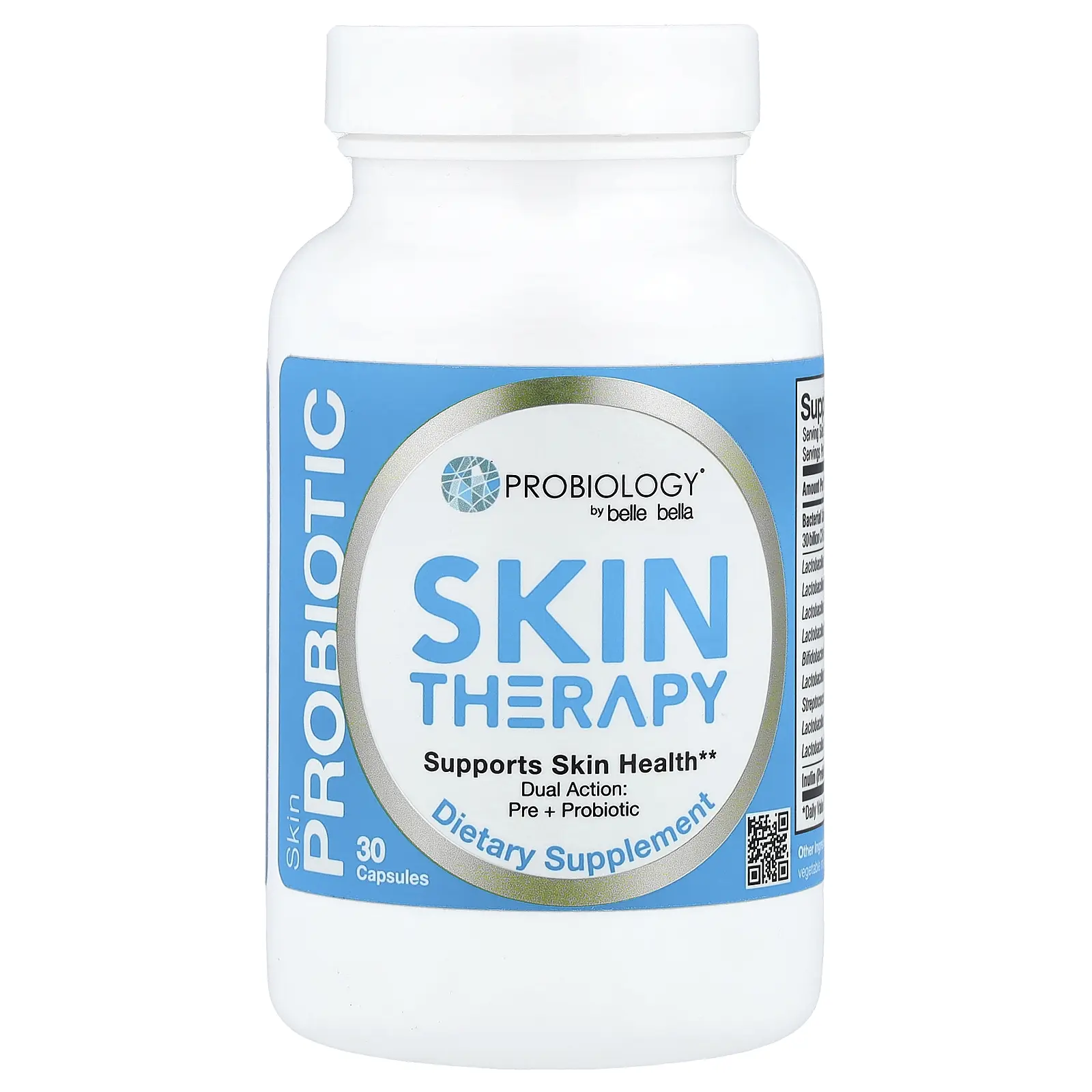 Belle+Bella Probiology®, Probiotic Skin Therapy, 30 Capsules (15 Billion CFU per Capsule)