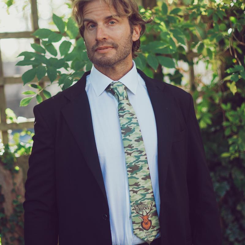 I Like Big Bucks and I Cannot Lie Necktie Funny Neckties for Men Hunting Tie for Guys Hunter Novelty Ties Funny Ties