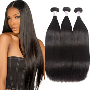 Beautyforever 30 Inched 100% human hair Straight Bundles and Body Wave bundles
