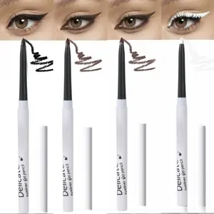 Eyeliner pen, non-fading, luxury black coffee eyeliner pen, makeup, stain-resistant, water-resistant, long-lasting , makeup, back-to-school eyeliner makeup, essential for makeup