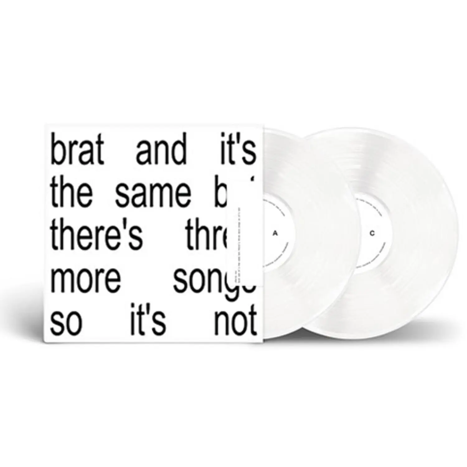 Charli XCX - Brat And It's The Same But There's Three More Songs So It's Not  [VINYL RECORD - LP] Colored Vinyl, White