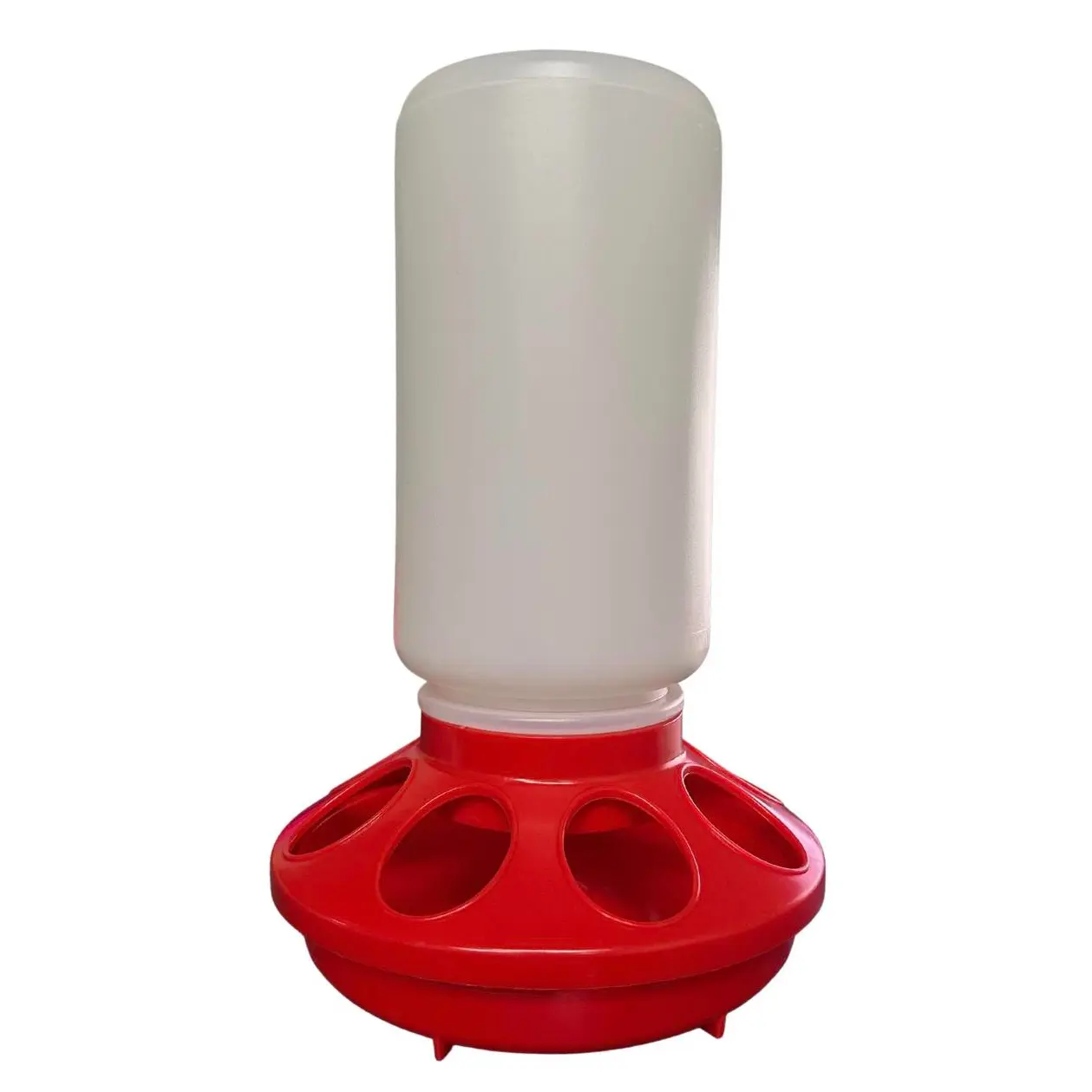 Poultry 1 Qt Plastic Feeder Top & Base - Assorted