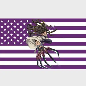 Jabber Gachiakuta Anime American Wall Flag Tapestry - 5 Sizes (30"x40" to 60"x90") - Modern Viral Home Decor Wall Hanging Art - Gift for Fans, Home Supplies Decor