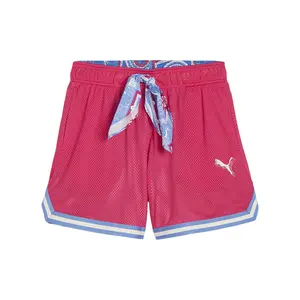 PUMA Womens Superstition Mesh Shorts Basketball Casual Bottoms Casual - Pink