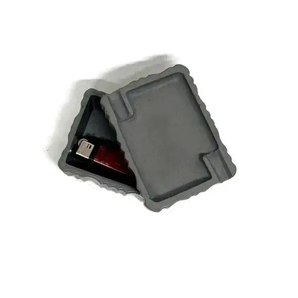 Gray Concrete Stash Box