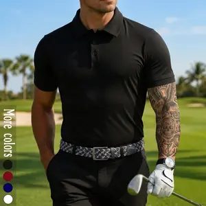 Single pack: casual men’s short-sleeve polo shirt selling fast! Quick-drying, breathable solid-color golf and tennis shirts; comfortable riding apparel; fashionable men’s sportswear suitable for casual gatherings, vacations, and travel; m