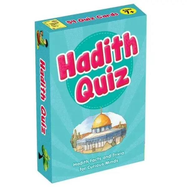 Hadith Quiz Cards Islamic Quiz Card Game by Saniyasnain Khan | Educational Learning Flash Cards for Kids & Families
