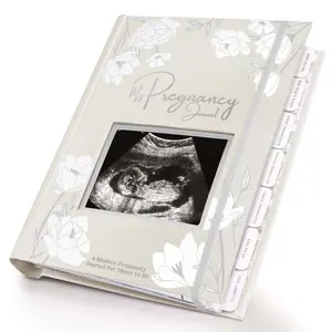 Pregnancy Journal, Pregnancy Announcements - 80 Pages Hard Cover Baby Books For Mom To Be Gift, Baby Memory Book Keepsake, Gender Reveal Gifts For New Moms, Shower & Registry