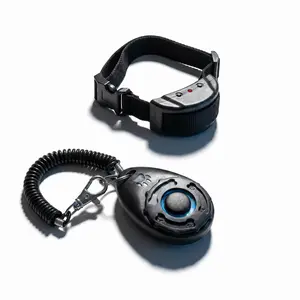2 in 1 Dog Bark Collar Training Set, Gentle Remote Control No Barking Solution for Home Neighborhood Walks Public Park Pet Management