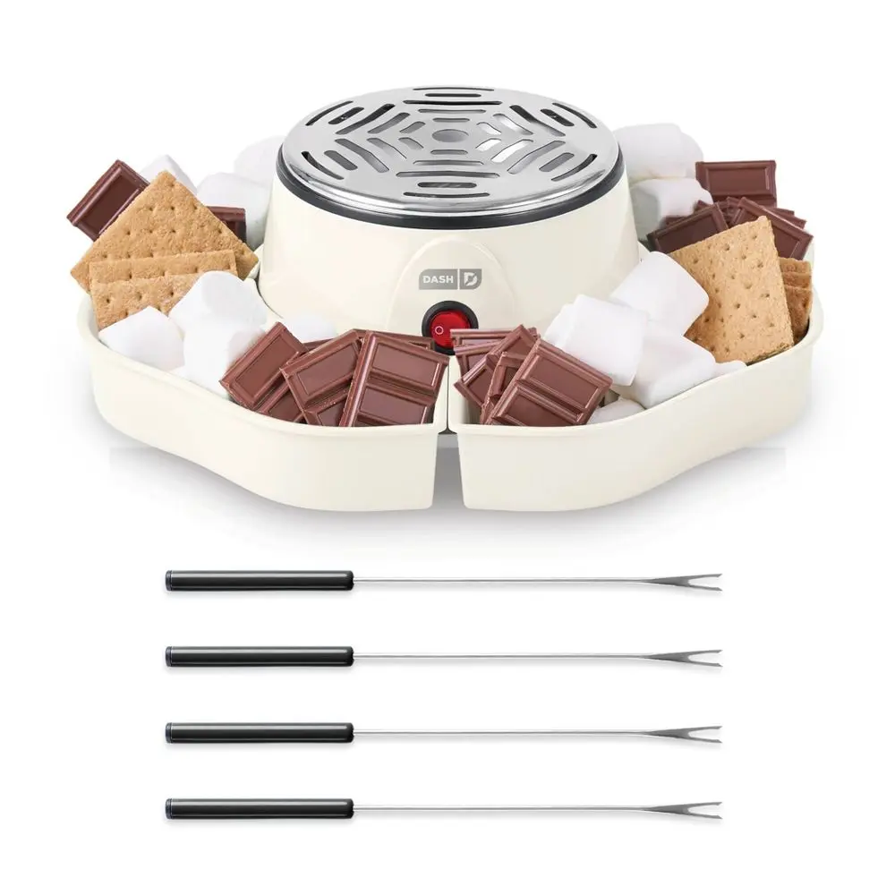 Electric Dash Smores Maker White Electric Dash Smores Maker White