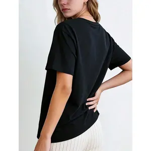 Women Clothes Cruise Ship Print Black TShirt, Unisex Casual Crew Neck Tshirt, Lightweight 180gsm Knit Fabric, Machine Washable, For Spring/Summer/Fall, Valentine's Day, Summer Vacation, Memorial Day kinich shirt