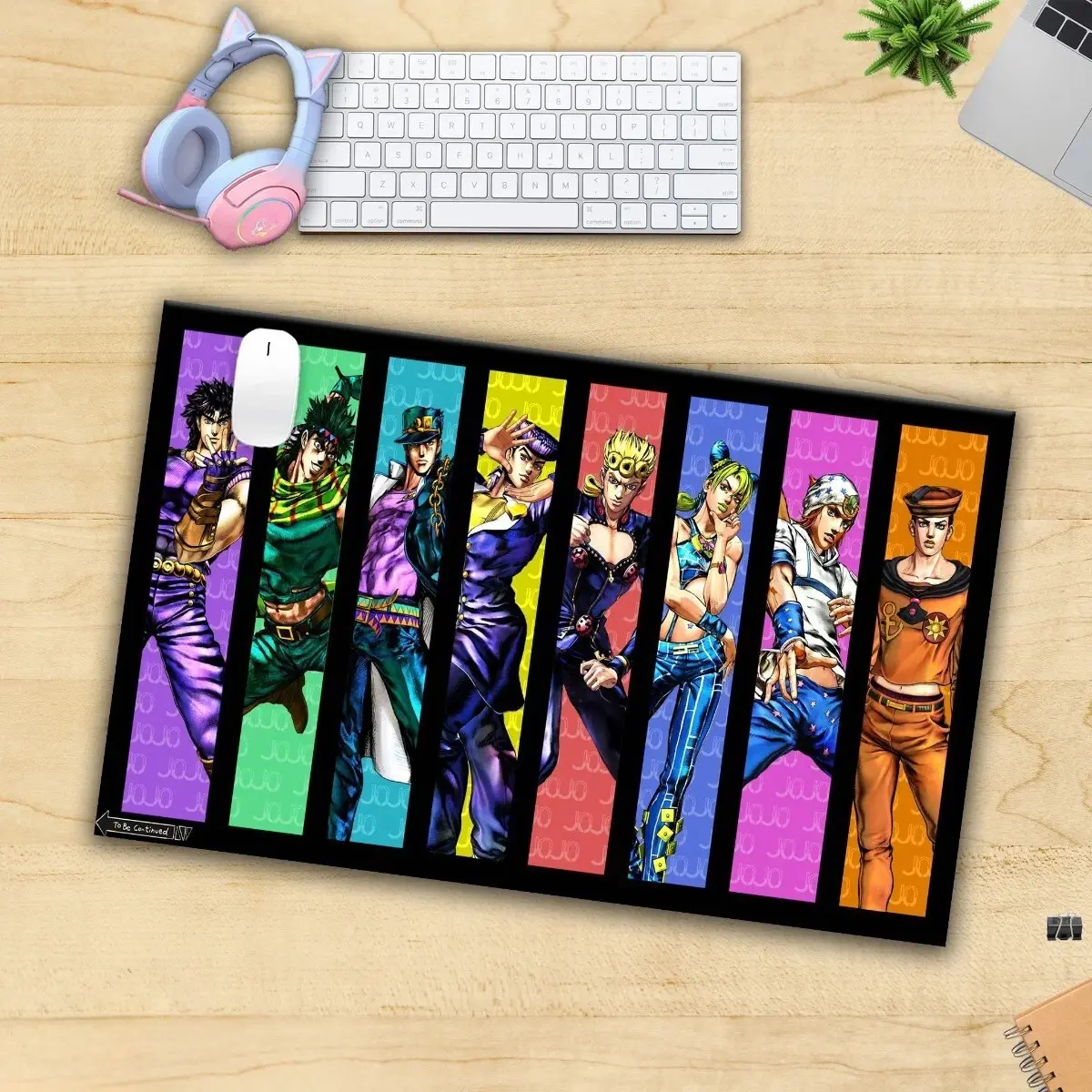 Anime Jojo Mousepad - Japanese Manga Art Mat - Gaming Desk Accessories - Desk Mat - Home Decor