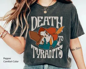 Vintage 70s Skippy Rabbit Death To Tyrants T-shirt, Retro Robin Hood Shirt, 2025 Trip Matching, Fashion Retro Shirt, Gifts For Men Women, Streetwear