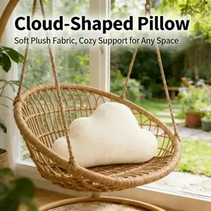 New Cloud Pillow Soft Cloud Shaped Throw Pillow Cute Plush Pillow for Bedroom Sofa Living Room Home Decor Office Nap Pillow Comfortable Fluffy Pillow Gift for Kids Adults