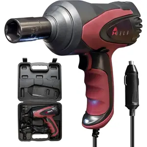 EL2257 12V DC Mighty Impact Wrench, 1/2 inch 12  Electric Impact Wrench Kit, 271 ft-lbs, Tire Repair Tools with Sockets and Carry Case