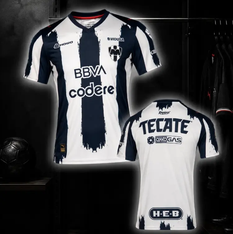 Rayados Monterrey Home Jersey 2025/26, CF Monterrey Soccer Jersey, Liga MX Football Shirt, Men's Soccer Fan Shirt, Unisex Performance Football Jersey, Breathable Quick Dry Training Top, Match Day Sportswear, Gym Outdoor Gift