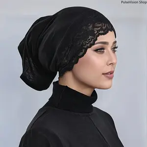 Women's New Floral Beret, Muslim Fashion Stretch Breathable Pullover Hat