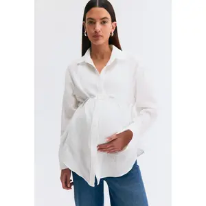 H&M MAMA Before & After Muslin shirt