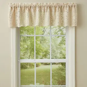 Cream Lace Valance