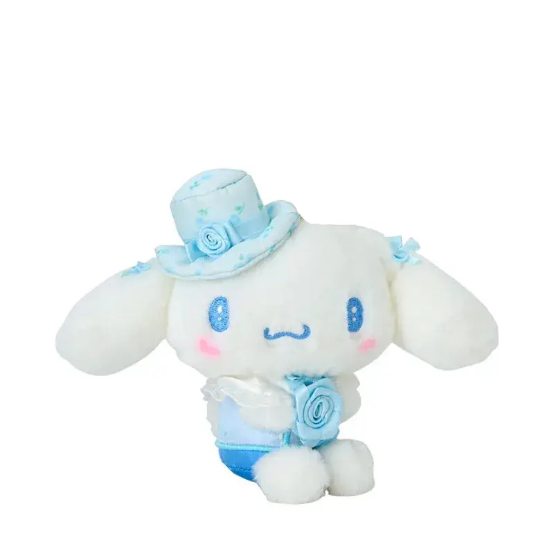 Cinnamoroll Plush Mascot Keychain (Dolly Rose Design Series) Cinnamoroll Plush Mascot Keychain (Dolly Rose Design Series)
