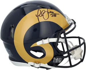 Marshall Faulk Los Angeles Rams Autographed Riddell 2000-2016 Throwback Speed Authentic Helmet - Fanatics Authentic Certified