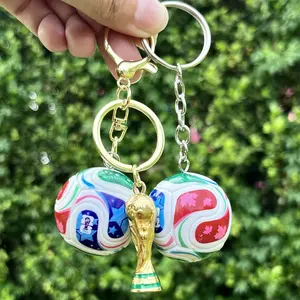 2026 Football Merchandise Keychain – Replica Trophy Pendant – Commemorative Souvenir Gift – A Must-Have for Fans