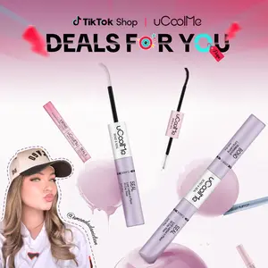 uCoolMe [Creator Exclusive] 2-in-1 Bond & Seal Waterproof Lash Glue, Long-Lasting Strong Adhesive for False Eyelashes, Eyelash Extensions & Makeup Application, Eyelashes Extensions