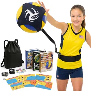 Volleyball  Equipment Aid - Practice Your Serving, Setting & Spiking with Ease,  Solo Serve & Spike Trainer for Beginners & Pro,  Volleyball