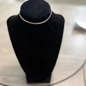 Tobillera cubana en oro de 10k
