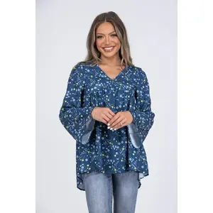 No Concerns Women's Baby Doll Long Sleeve Top *Final Sale*