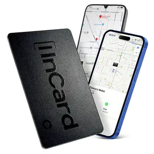 Dual System Ultra-Thin Wallet Tracker Card, Compatible with iOS Find My & Android Find My, 5-Year Standby, IP68 Waterproof, Locator for Wallets, Smart Tracking Tag