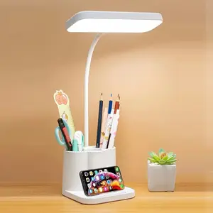 Rechargeable LED Stand Lamp Makeup Light, Polished Surface, Multifunctional Lighting, Adjustable Lighting Desk Lamp, USB Charging, 5v, Best Choice for Reading Music Office Learning