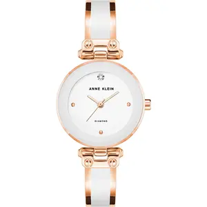 Anne Klein Women'S Genuine Diamond Dial Bangle Watch