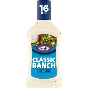 Classic Flavor Ranch Dressing, 16 fl oz Bottle, Ranch Dressing Ranch