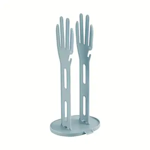 Kitchen Rubber Glove Rack, Drying Drainage Stand, Hand Towel Cloth Organizer, Kitchen Bathroom Shelf, Space-Saving Storage Solution