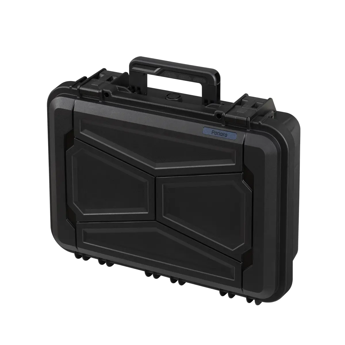 EKO Heavy Duty Portable Tool Box (EKO60S-596) - Hard Plastic Shell Storage Case with Cubed Foam, 18.30x13.97x5.70 in, Black Tool Boxes