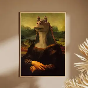 NOT Mona Meesa Trendy Funny Paper Accent Wall Prints, Art Wall Decoration for Room, Home Supplies Decor