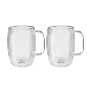 ZWILLING Sorrento Plus 2-pc Double-Wall Glass Latte Mug Set