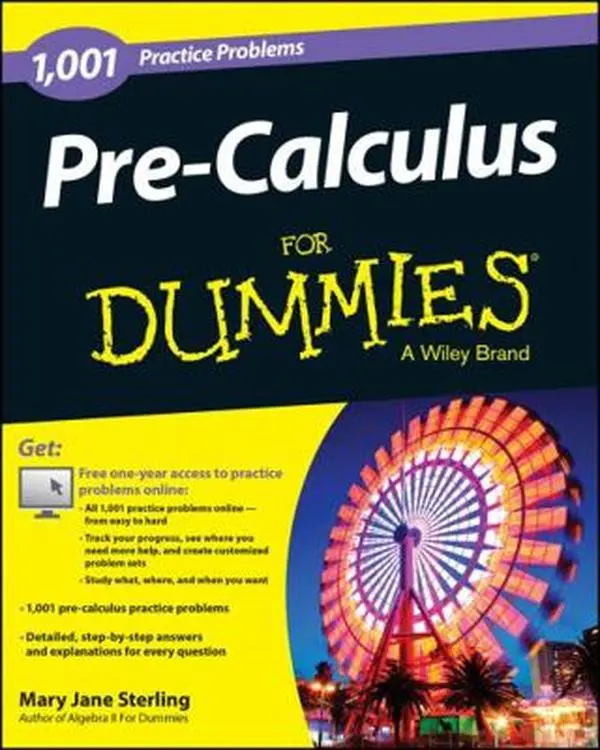 USED-Pre-Calculus for Dummies: 1,001 Practice Problems by Sterling, Mary Jane (Paperback)