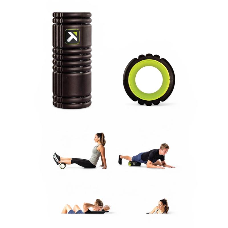 TriggerPoint Grid 1.0 Foam Roller - 13" Multi-Density Massage Roller for Deep Tissue & Muscle Recovery - Relieves Tight, Sore Muscles & Kinks, Improves Mobility & Circulation - Targets Key Body Parts