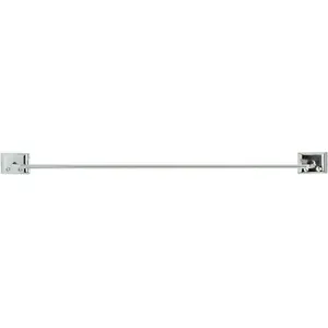 212 MAIN 24" Chrome Finish Towel Bar with Towel Hook, Wall Hook and Mounting Hardware, 24 In, Holds Towels