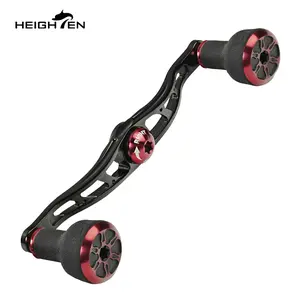 HEIGHTEN Power Handle for Shimano Daiwa Baitcasting Reel 105mm 120mm with TPE Knob Bass Fishing Swimbait Fishing