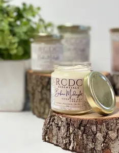 Before Midnight ~ Natural Hand Poured Soy Candle Sm Glass Jar
