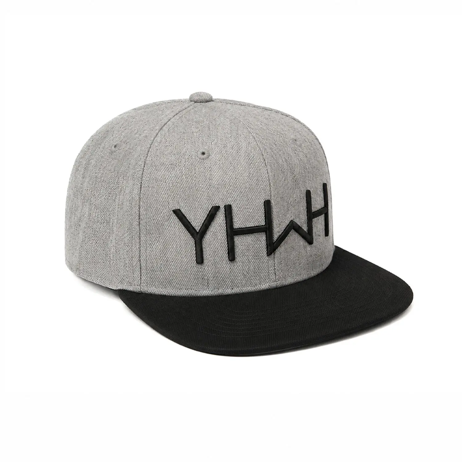 YHWH Heather Gray SB Cap with Graphic Design - Product of Grace Series
