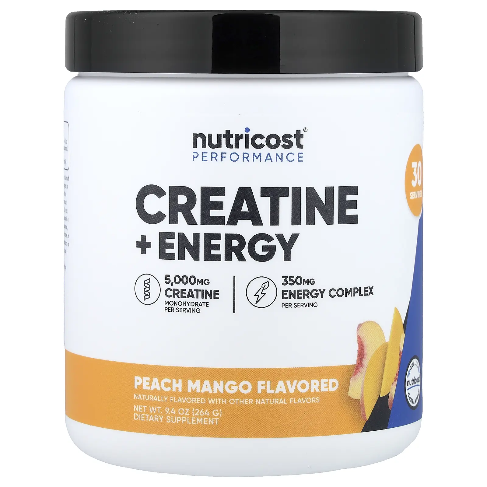Nutricost Performance, Creatine + Energy, Peach Mango, 9.4 oz (264 g) Nutricost Performance, Creatine + Energy, Peach Mango, 9.4 oz (264 g)