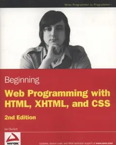 USED Book - Beginning Web Programming with HTML, XHTML, and CSS by Jon Duckett (Paperback) - english