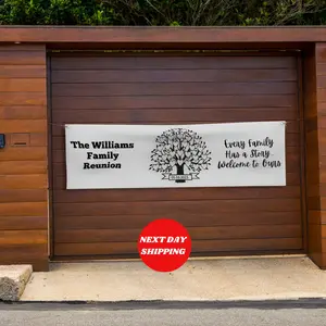 Custom Family Reunion Banner, Family Reunion Welcome Banner, Personalized Vinyl Banner for Your Special Gathering, Family Reunion, Custom Vinyl Banner, Personalized Family Tree Banner, Custom Banner, Family Reunion Decor