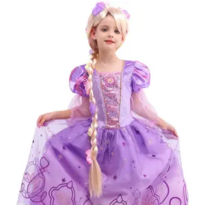 Lingway Toys Girls Princess Dress Up Costume:Rapunzel Dress For Girls,Light Up Halloween Snow Queen Princess Dress