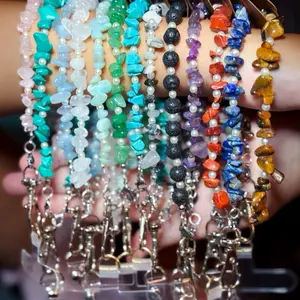 Crystal Phone/Keys Wristlet - Colorful Beaded Bracelet with Secure Clasp for Easy Access Handmade Durable Custom