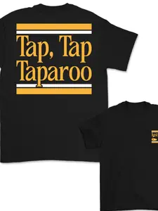 Men's Simple Fashion Positive Slogan Print T-Shirt, Casual Fitted Geometric Pattern, All Seasons Wear, Versatile and Stylish